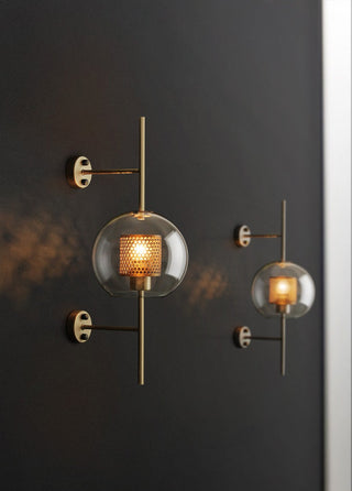 Luminara Brass Capsule Wall Sconce