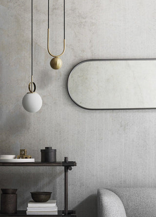 Aurelio Brass Elevate Pendant Mid-Century Pulley Light