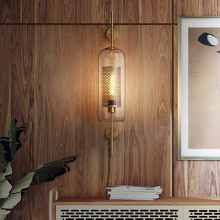 Luminara Brass Capsule Wall Sconce