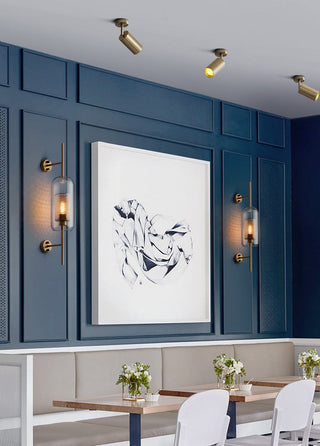 Luminara Brass Capsule Wall Sconce