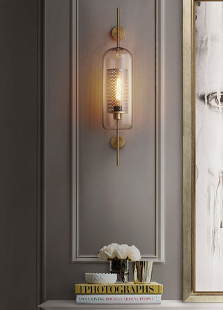 Luminara Brass Capsule Wall Sconce